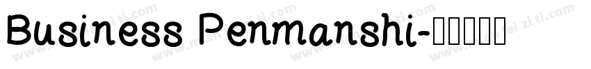 Business Penmanshi字体转换